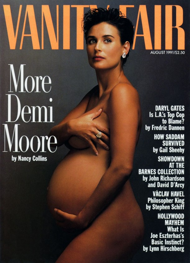 The Vanity Fair cover photo in question - taken from www.vanityfair.com 